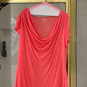 Short Sleeve Scoop Neck Shirt
